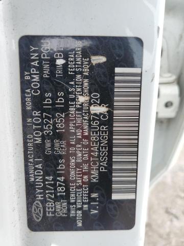 Photo 10 from auction – 2014 HYUNDAI ACCENT GLS with VIN KMHCT4AE8EU672020
