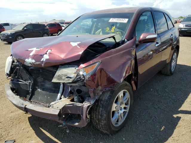Photo 2 from auction – 2009 ACURA MDX TECHNO with VIN 2HNYD28649H503920