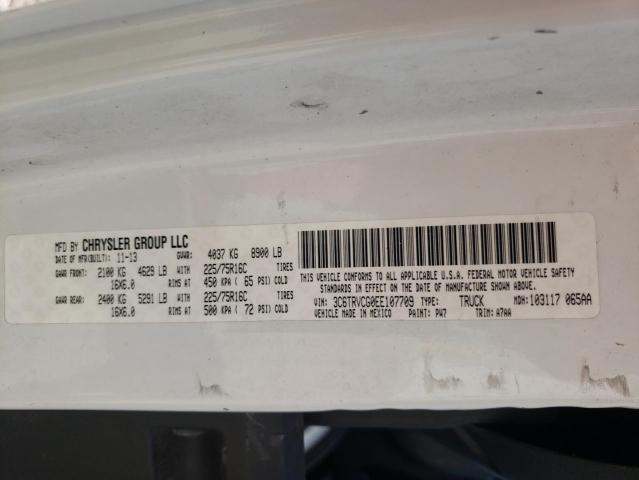 Photo 10 from auction – 2014 RAM PROMASTER with VIN 3C6TRVCG0EE107709