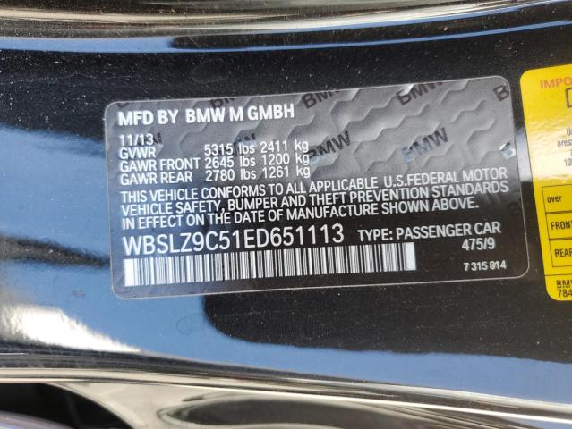 Photo 10 from auction – 2014 BMW M6 with VIN WBSLZ9C51ED651113