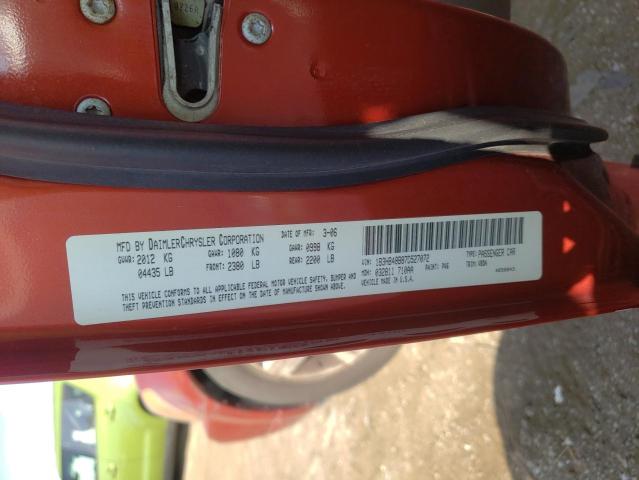 Photo 10 from auction – 2007 DODGE CALIBER SX with VIN 1B3HB48B87D527072