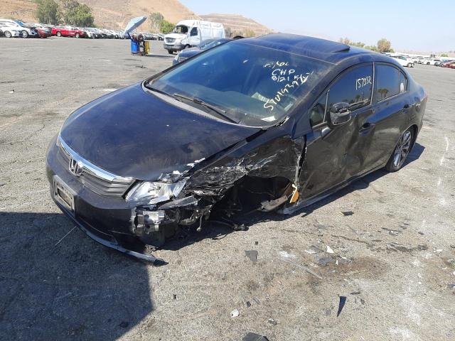 Photo 2 from auction – 2012 HONDA CIVIC EXL with VIN 19XFB2F91CE349492