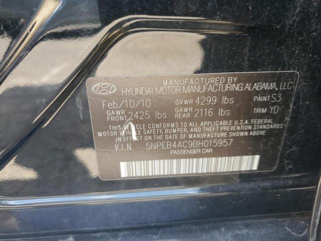 Photo 10 from auction – 2011 HYUNDAI SONATA GLS with VIN 5NPEB4AC9BH015957