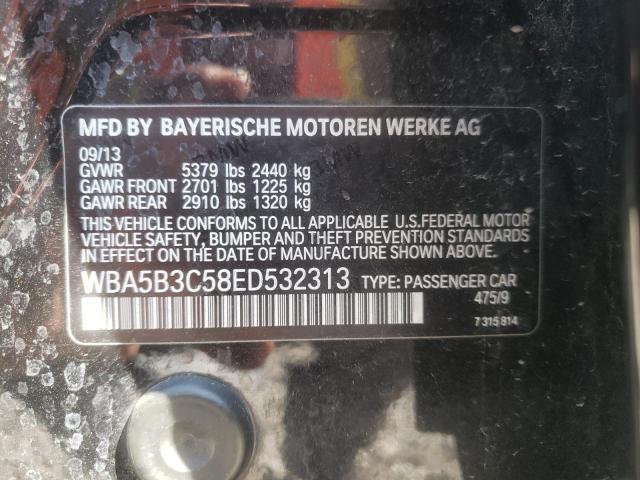 Photo 10 from auction – 2014 BMW 535 XI with VIN WBA5B3C58ED532313