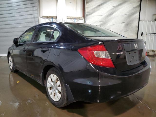 Photo 3 from auction – 2012 HONDA CIVIC LX with VIN 2HGFB2F53CH591428