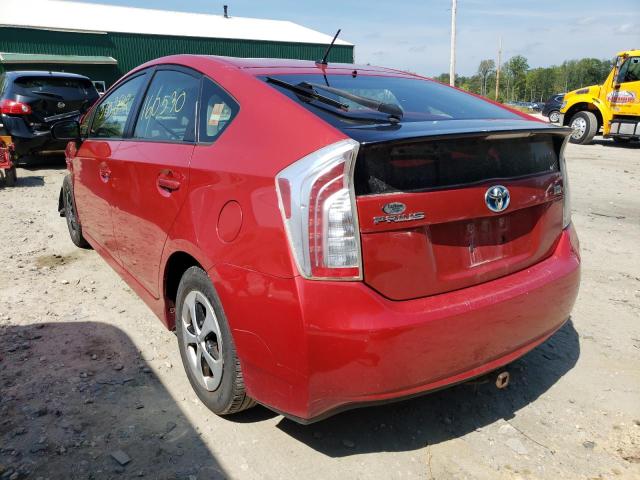 Photo 3 from auction – 2012 TOYOTA PRIUS with VIN JTDKN3DU0C0335174