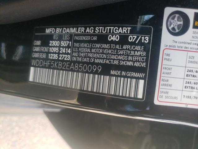 Photo 10 from auction – 2014 MERCEDES-BENZ E 350 with VIN WDDHF5KB2EA850099