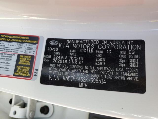 Photo 10 from auction – 2019 KIA SOUL + with VIN KNDJP3A53K7698514