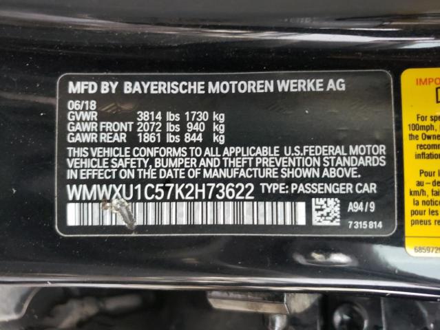 Photo 10 from auction – 2019 MINI COOPER with VIN WMWXU1C57K2H73622