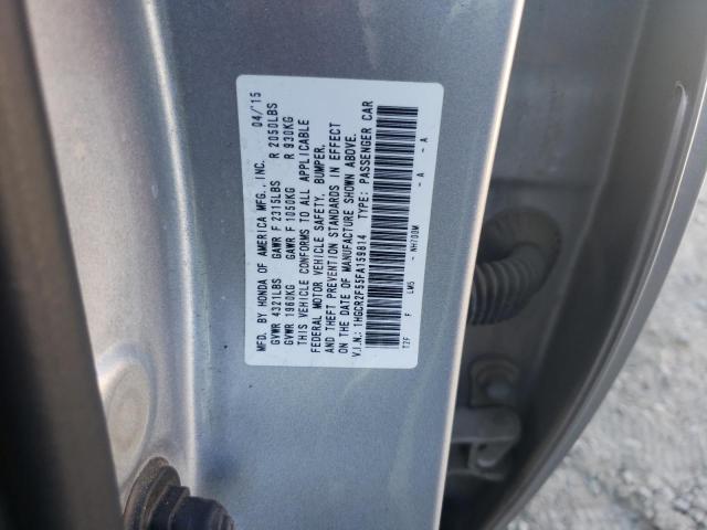 Photo 10 from auction – 2015 HONDA ACCORD SPO with VIN 1HGCR2F55FA159814