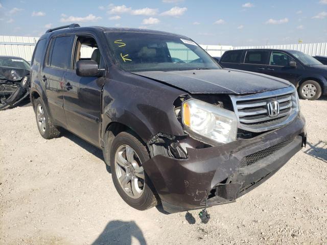 HONDA PILOT EXL 2012 with VIN 5FNYF4H5XCB505638 - Photo from auction