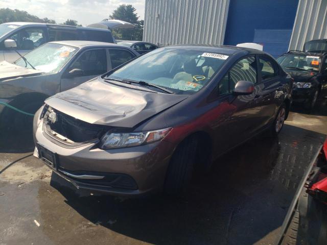 Photo 2 from auction – 2013 HONDA CIVIC LX with VIN 19XFB2F57DE231803