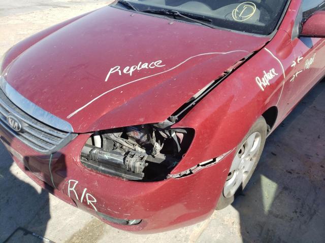 Photo 9 from auction – 2009 KIA SPECTRA EX with VIN KNAFE222795594539