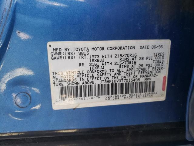 Photo 10 from auction – 1996 TOYOTA RAV4 with VIN JT3HP10V0T7015498