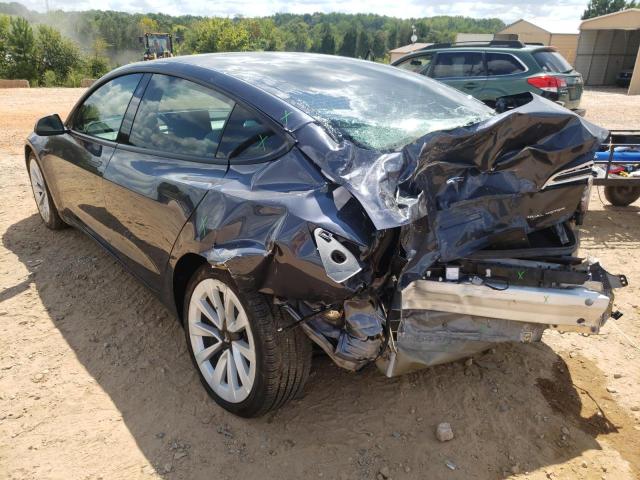 Photo 3 from auction – 2022 TESLA MODEL 3 with VIN 5YJ3E1EBXNF111274