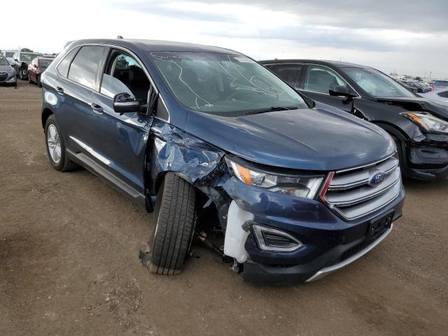 FORD EDGE SEL 2017 with VIN 2FMPK4J92HBB37184 - Photo from auction