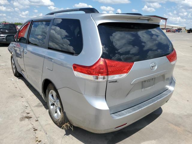 Photo 3 from auction – 2012 TOYOTA SIENNA LE with VIN 5TDKK3DC8CS207164