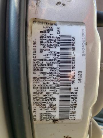 Photo 10 from auction – 2001 TOYOTA AVALON XL with VIN 4T1BF28B01U186749