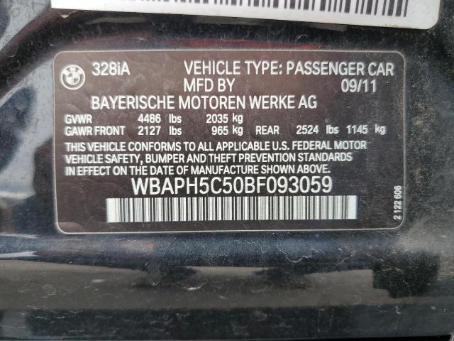 Photo 10 from auction – 2011 BMW 328 I SULE with VIN WBAPH5C50BF093059