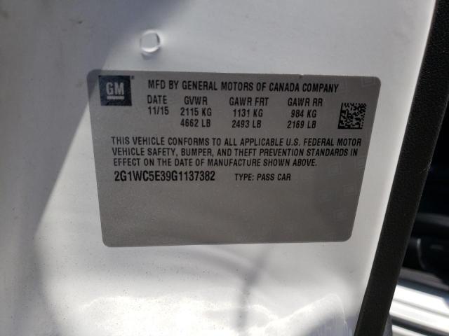 Photo 10 from auction – 2016 CHEVROLET IMPALA LIM with VIN 2G1WC5E39G1137382