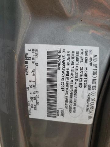 Photo 10 from auction – 2000 FORD CROWN VICT with VIN 2FAFP73W7YX120489