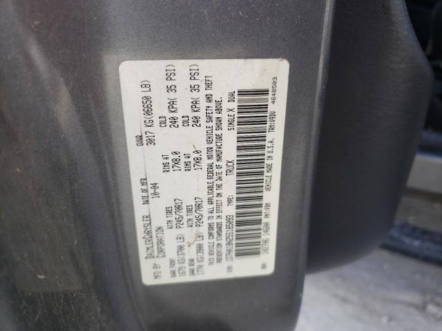 Photo 10 from auction – 2005 DODGE RAM 1500 S with VIN 1D7HA18N25S185093