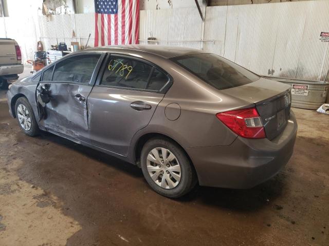 Photo 3 from auction – 2012 HONDA CIVIC LX with VIN 2HGFB2F51CH601096