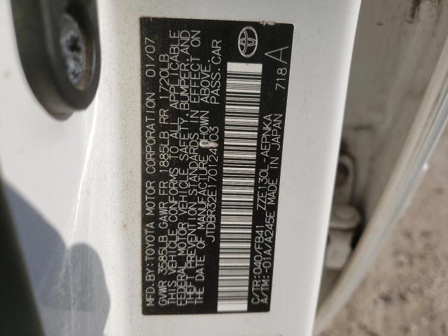 Zdjęcie 10 z aukcji – 2007 TOYOTA COROLLA CE z VIN JTDBR32E170124703