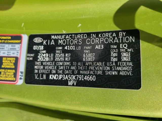 Photo 10 from auction – 2019 KIA SOUL + with VIN KNDJP3A50K7914660