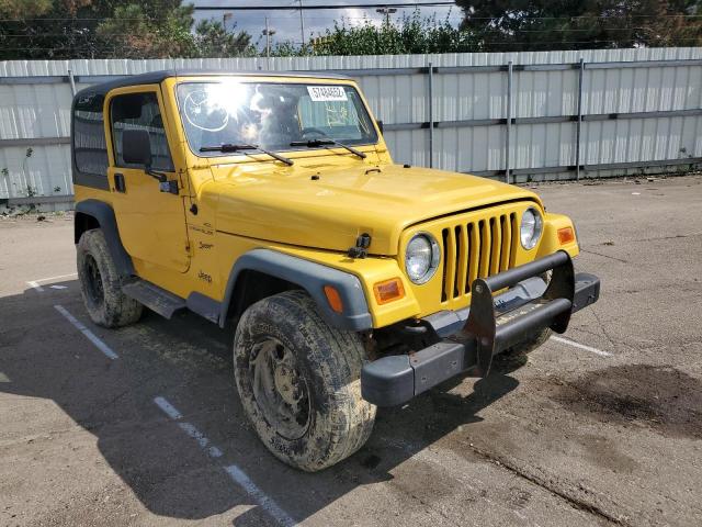 JEEP WRANGLER / 2001 with VIN 1J4FA49S51P367448 - Photo from auction