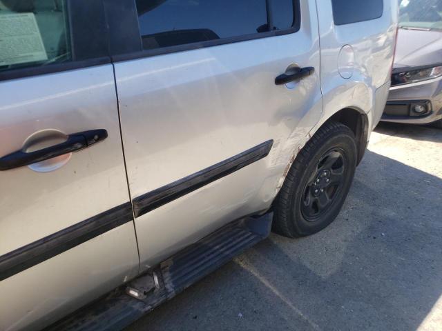 Photo 9 from auction – 2011 HONDA PILOT LX with VIN 5FNYF3H20BB034243
