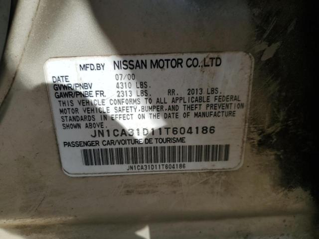 Photo 10 from auction – 2001 NISSAN MAXIMA with VIN JN1CA31D11T604186