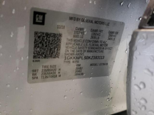 Photo 10 from auction – 2019 GMC ACADIA DEN with VIN 1GKKNPLS0KZ183113