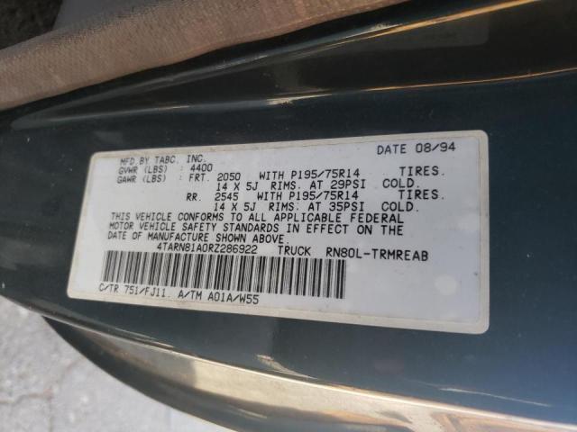 Photo 10 from auction – 1994 TOYOTA PICKUP 1/2 with VIN 4TARN81A0RZ286922
