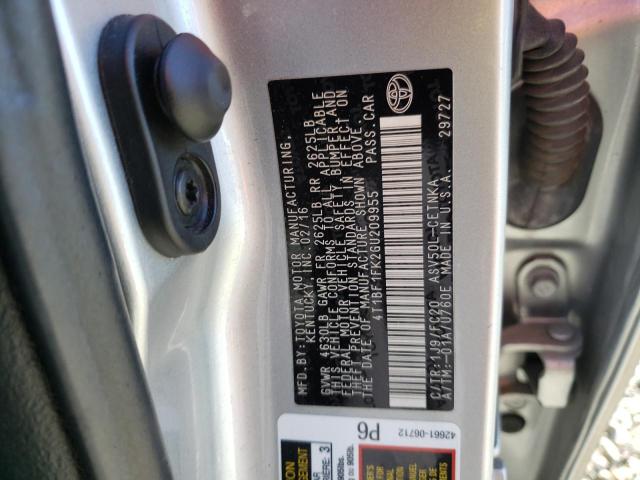Photo 10 from auction – 2016 TOYOTA CAMRY LE with VIN 4T1BF1FK2GU209955
