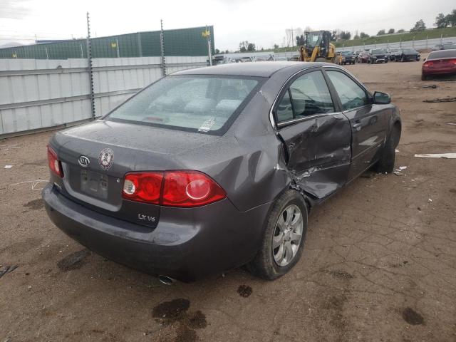 Photo 4 from auction – 2006 KIA OPTIMA LX with VIN KNAGE124965016860