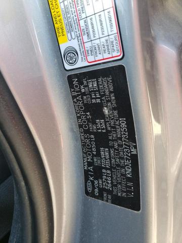 Photo 10 from auction – 2007 KIA SPORTAGE E with VIN KNDJE723777325901