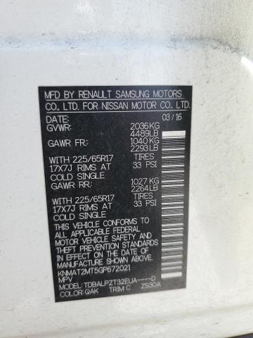 Photo 10 from auction – 2016 NISSAN ROGUE S with VIN KNMAT2MT5GP672021