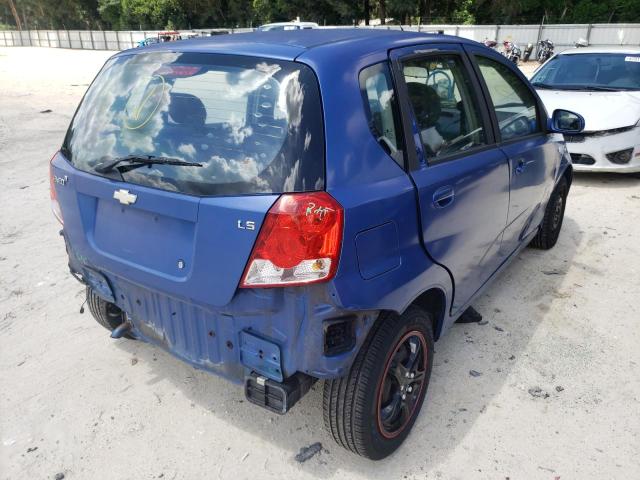 Photo 4 from auction – 2008 CHEVROLET AVEO BASE with VIN KL1TD66648B193728
