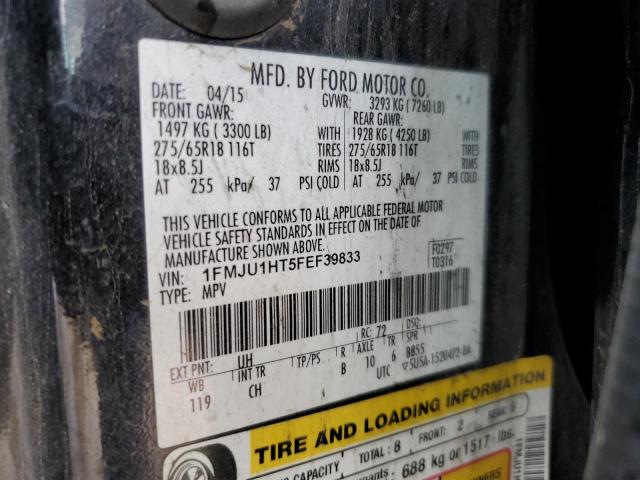 Photo 10 from auction – 2015 FORD EXPEDITION with VIN 1FMJU1HT5FEF39833