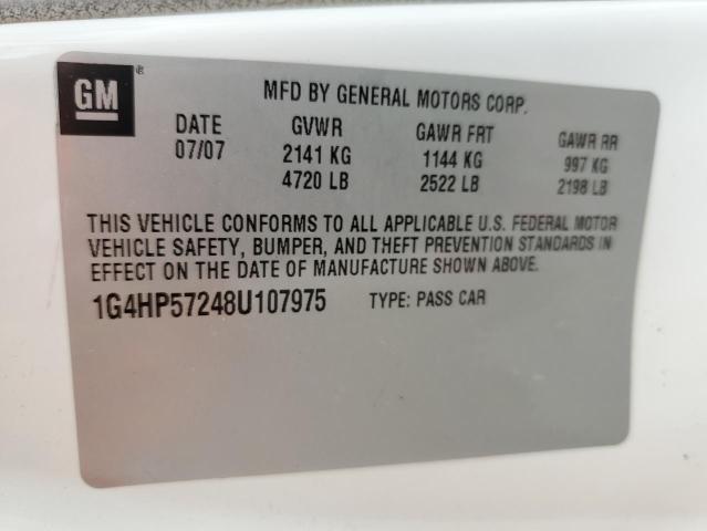 Photo 10 from auction – 2008 BUICK LUCERNE with VIN 1G4HP57248U107975