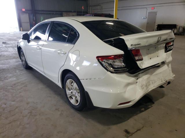 Photo 3 from auction – 2013 HONDA CIVIC LX with VIN 19XFB2F56DE025551