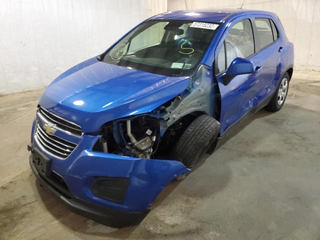 Photo 2 from auction – 2015 CHEVROLET TRAX LS with VIN KL7CJKSB5FB223021