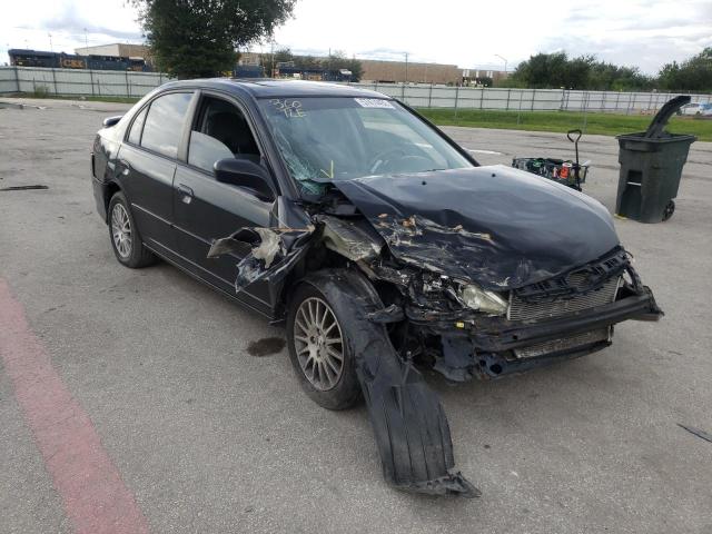 HONDA CIVIC EX 2005 with VIN 2HGES26725H612401 - Photo from auction