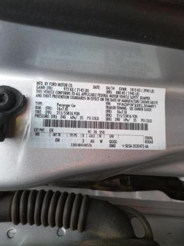 Photo 10 from auction – 2014 FORD FOCUS SE with VIN 1FADP3F22EL304451