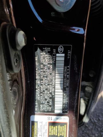 Photo 10 from auction – 2013 TOYOTA AVALON BAS with VIN 4T1BK1EB8DU062663