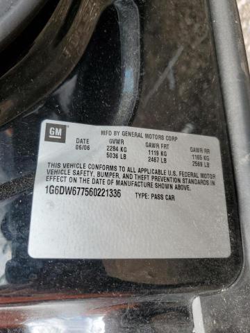 Photo 10 from auction – 2006 CADILLAC STS with VIN 1G6DW677560221336