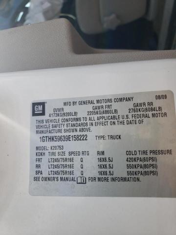 Photo 10 from auction – 2009 GMC SIERRA K25 with VIN 1GTHK59639E158222
