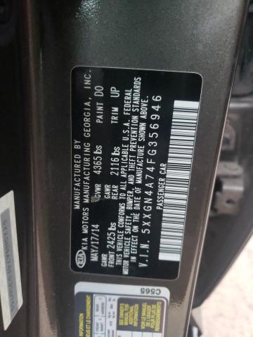 Photo 10 from auction – 2015 KIA OPTIMA EX with VIN 5XXGN4A74FG356946