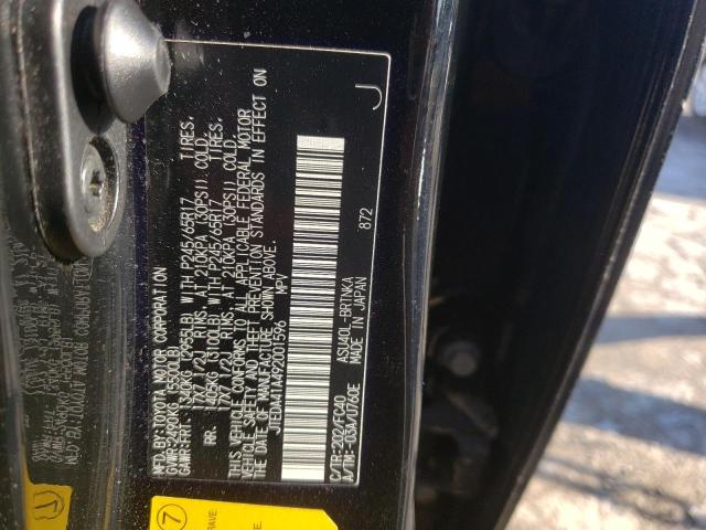 Photo 10 from auction – 2009 TOYOTA HIGHLANDER with VIN JTEDA41A492001596